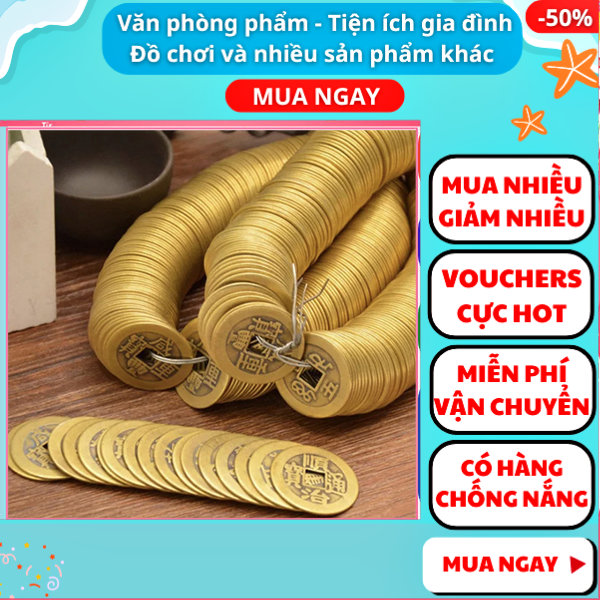 Combo 5 - 10 - 20 đồng xu cổ phong thủy may mắn size nhỏ ✓ đồng xu may mắn ✓ đồng tiền may mắn ✓ đồng tiền phong thủy ✓ đồng xu cổ phong thủy ✓ vật phẩm phong thủy ✓ Gift Love
