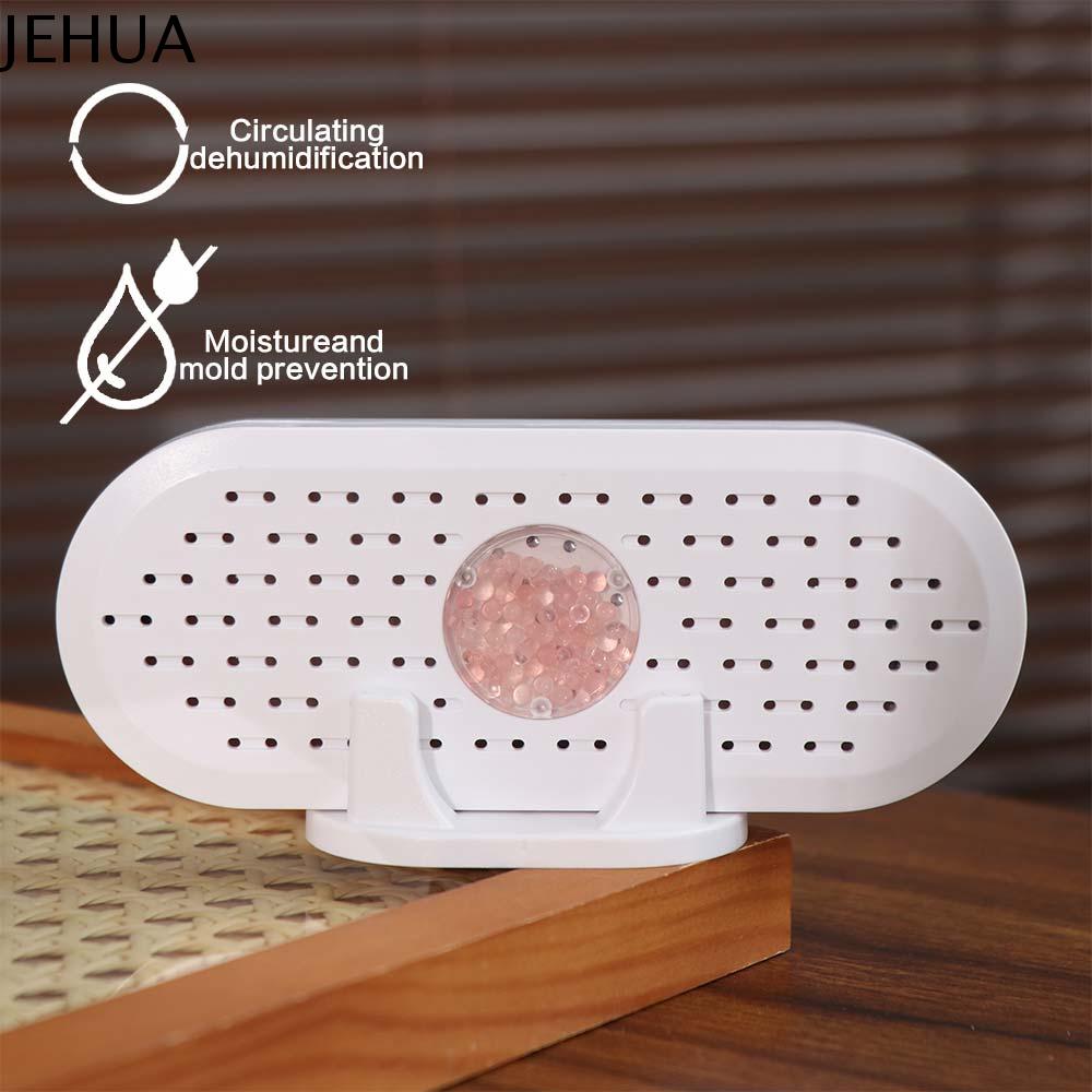 JEHUA Di động Máy hút ẩm điện Có thể tái sử dụng Sạc USB Máy hút ẩm Chu kỳ Có thể nhìn thấy Máy sấy không khí mini Dành cho tủ quần áo
