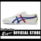 Onitsuka Tiger Mexico 66 White/Dark Blue Sneakers, Authentic Men/Women