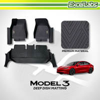 Tesla Model 3 2025 to 2026 OEM / EXCELLENT Deep Dish Matting Thailand Quality Car Accessories