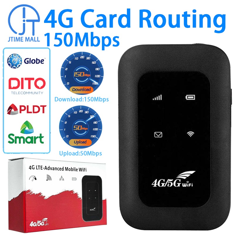 MF800 4G LTE Pocket WiFi Router with 2100mAh Battery