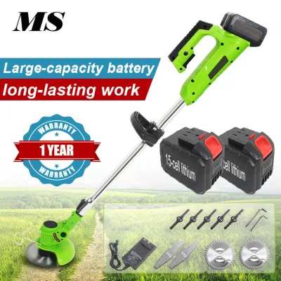 12v lithium battery grass trimmer hand cordless grass cutter machine Household Small Portable Rechargeable lawn mower electric