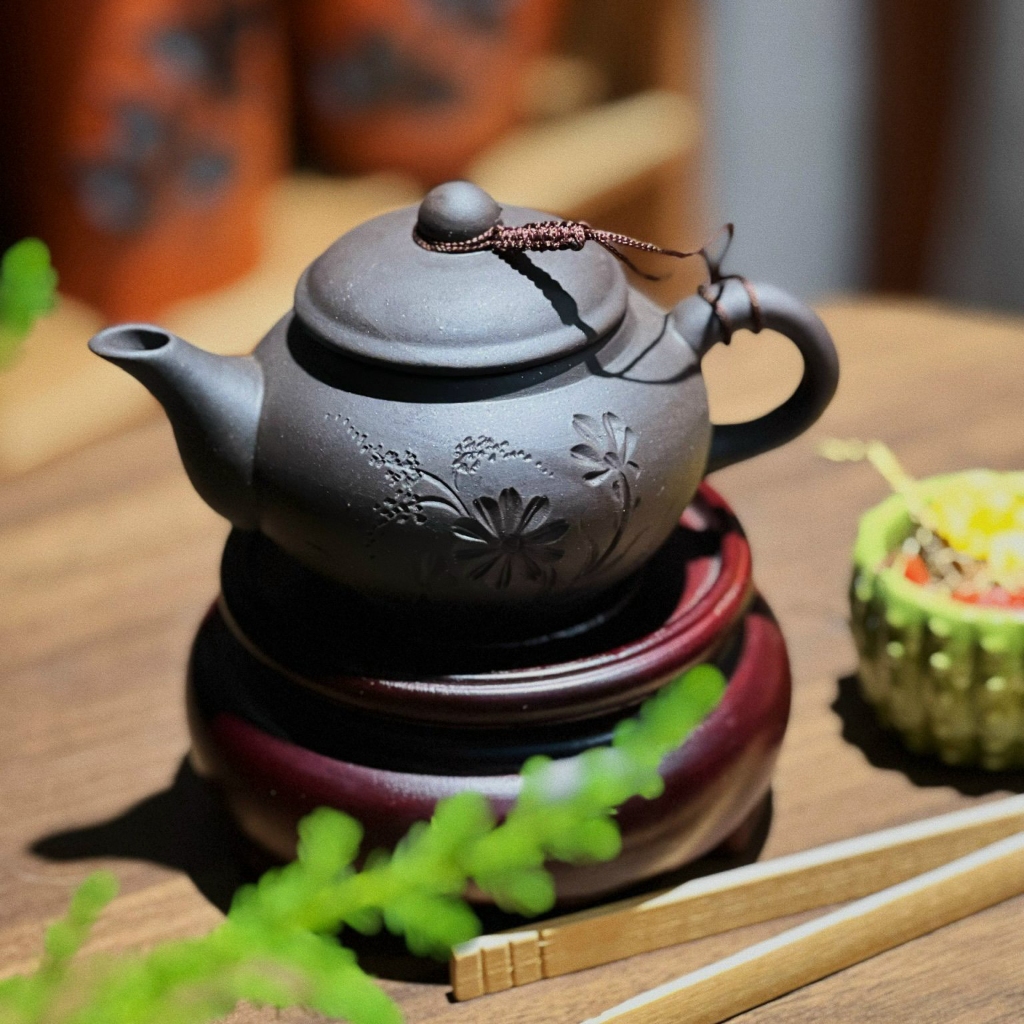 Bộ ấm tử sa Bát Tràng - Ấm nhí