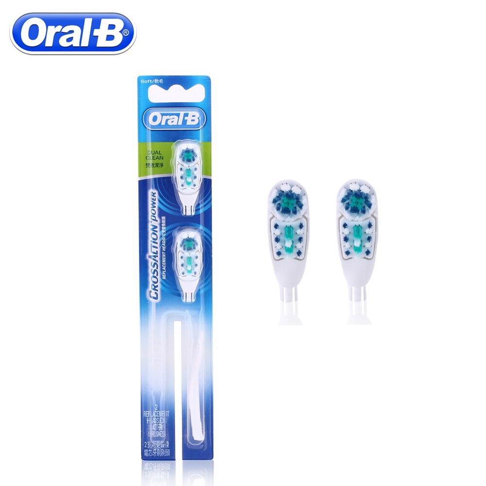 oral b cross action battery powered toothbrush replacement heads