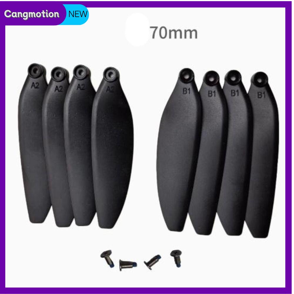 CANGMOTION 64mm/70mm Cánh quạt gấp Phổ thông Nhựa Cánh quạt dự phòng Chất lượng cao Đen Bộ phận  điề