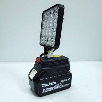 Đèn pin led makita, đèn pha led dùng pin makita 14,4v - 21v thiết kế bi cầu rọi xa