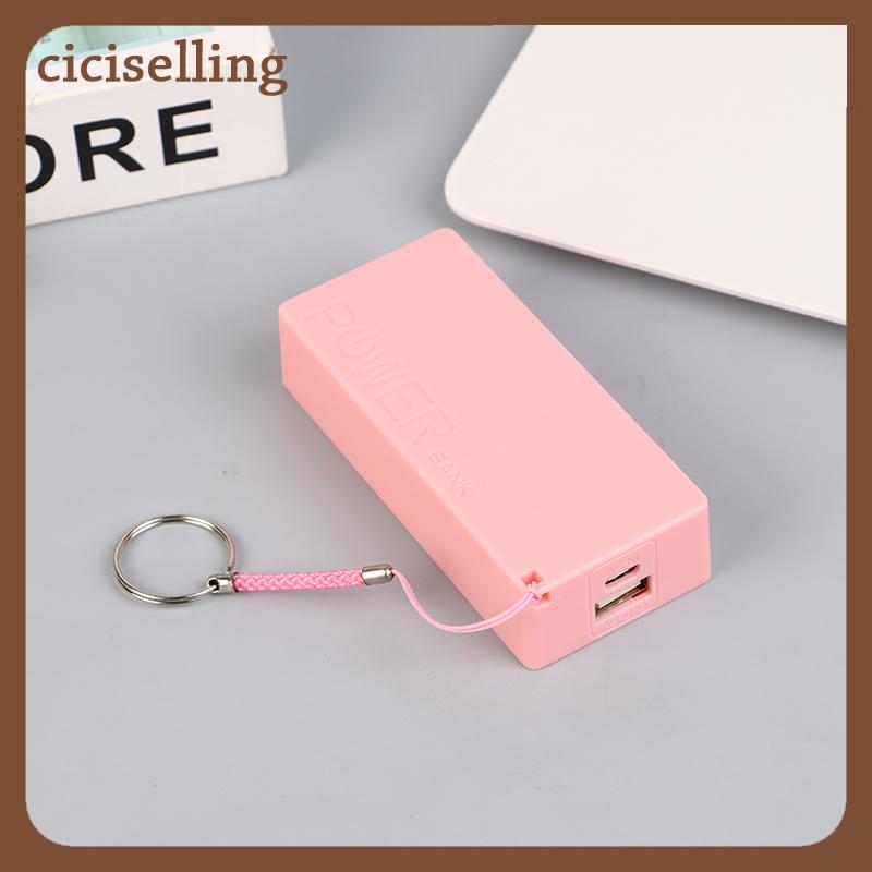 [ciciselling] Điện thoại di động ngân hàng sạc pin gói cho trường hợp tự làm hộp Protable đầy màu sắc stroage hộp - 9