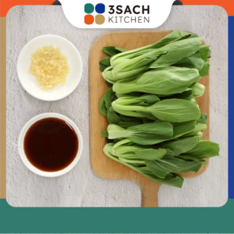 Cải Thìa Xào Tỏi (Khay 280g)