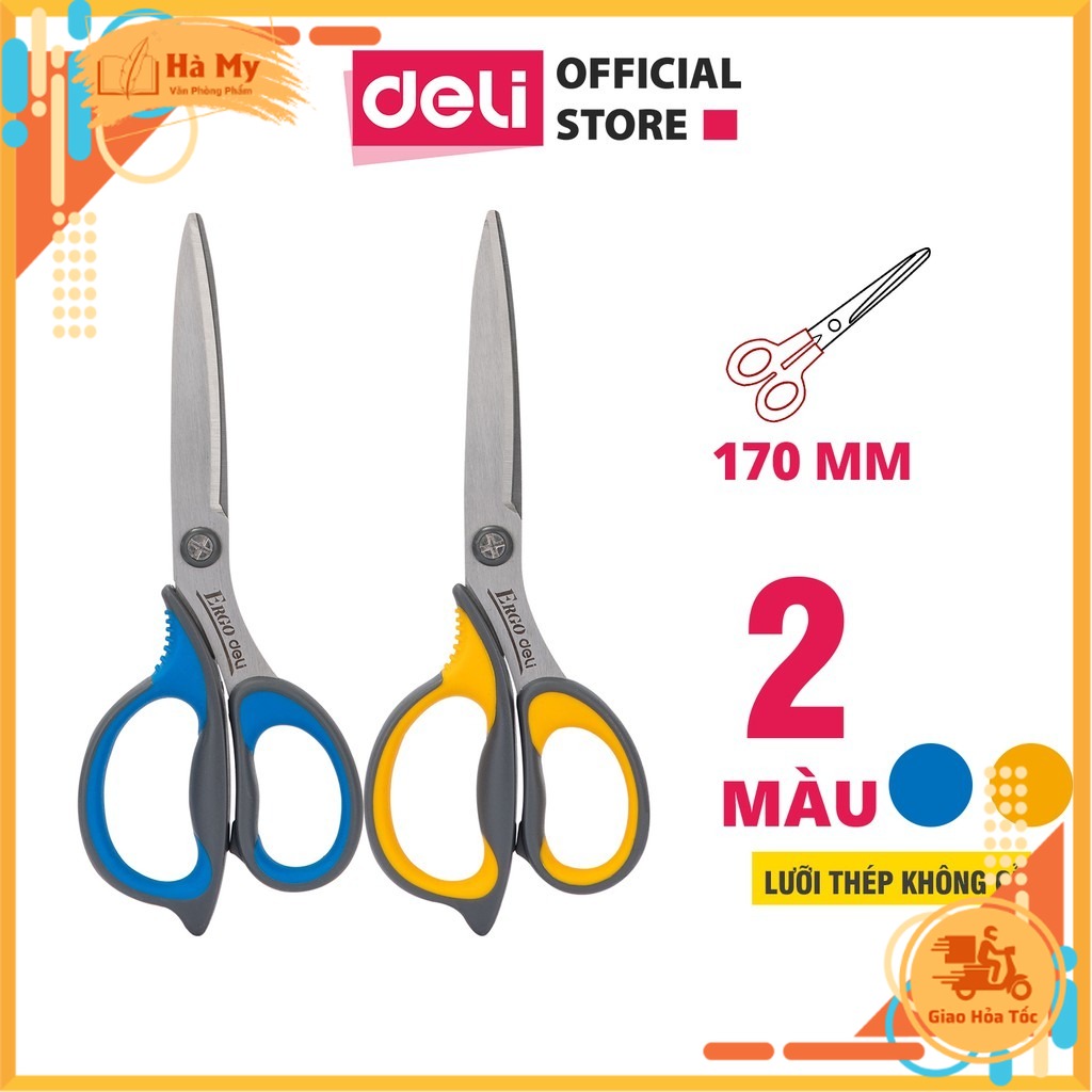 Kéo văn phòng cao cấp 170mm deli e77759