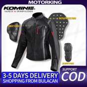 Komine Breathable Motorcycle Jacket for Men - High-performance Drop Resistance