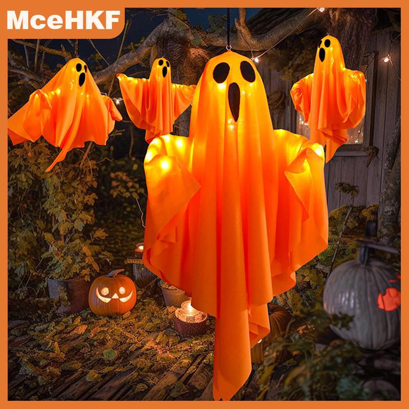 ❤❤❤Hot Sale MceHKF Ma Halloween Trang Trí Nội Thất Không Thấm Nước Halloween Phát Sáng Treo Ma Trang Trí Nội Thất Halloween Vườn Trang Trí Nội Thất
