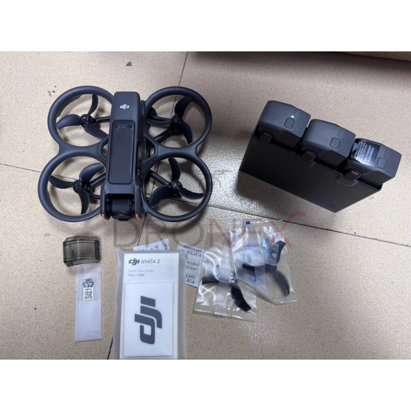 DJI Avata 2 Single Unit with Three Batteries and Remote Control April This Year