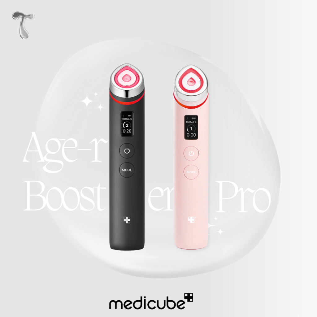 ///ของแท้จากญี่ปุ่น!!-ลด30%///Medicube [พร้อมส่ง] AGE-R Booster Pro 6-in-1เครื่องนวดหน้า ยกกระชับ skin care boost ผลักสกินแคร์ ราคา 7,590 บาท*ส่งฟรี