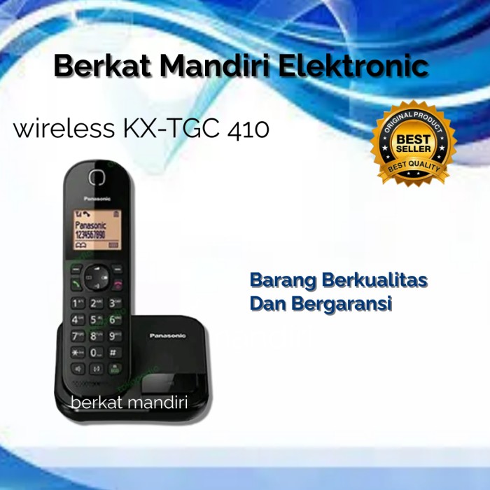 TELEPON WIRELESS KX-TGC410 CORDLESS PHONE KX-TGC410 Giá 1,065,000 Đồng*Miễn phí vận chuyển