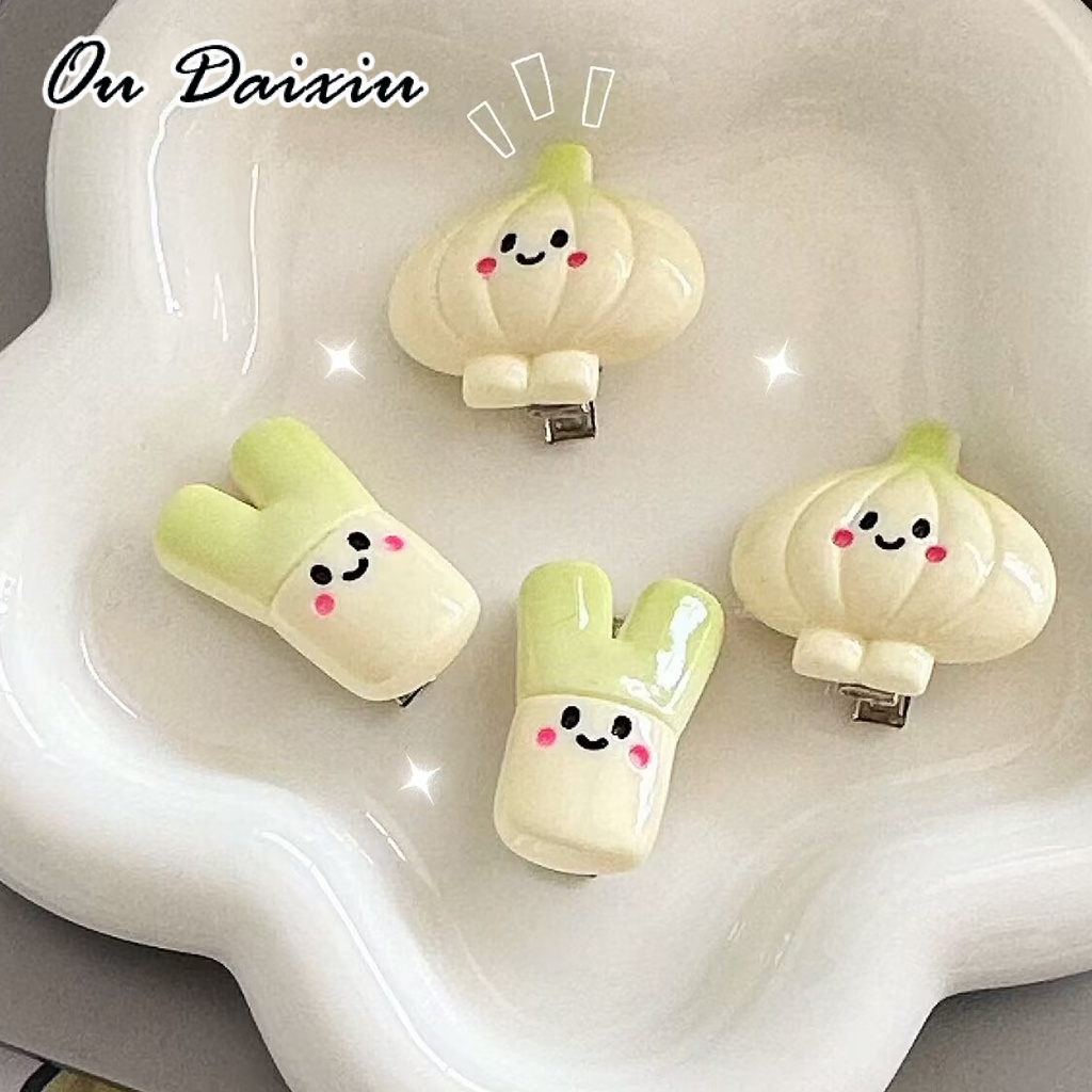 OUDAIXIU กิ๊บติดผมรูปการ์ตูนอาหาร1/2 ราคา 10 บาท*ส่งฟรี