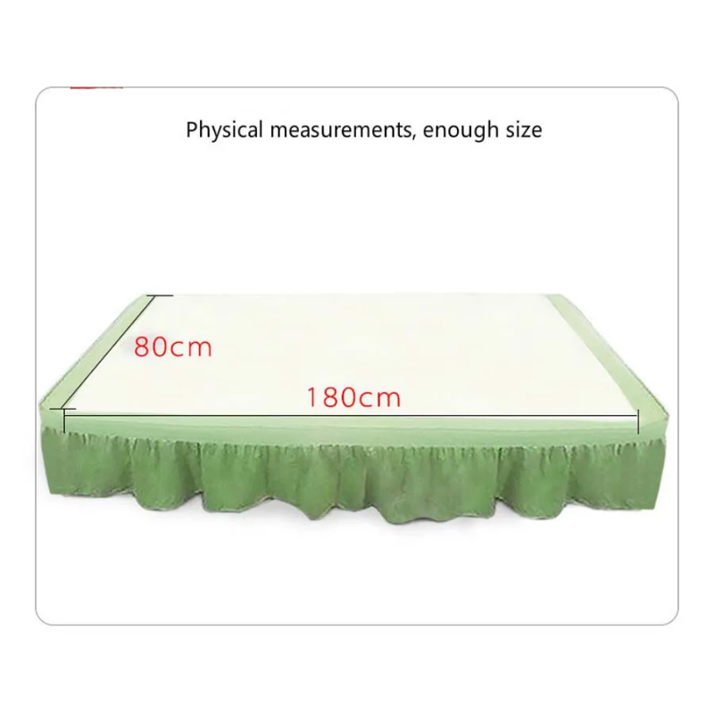 [QSDGHGYHJ] WOSTAR 100pcs disposable bed sheet Beauty salon thicken non-woven fabric massage table bed cover for 80x180cm savannah stretcher ราคา  7,301 บาท*ส่งฟรี