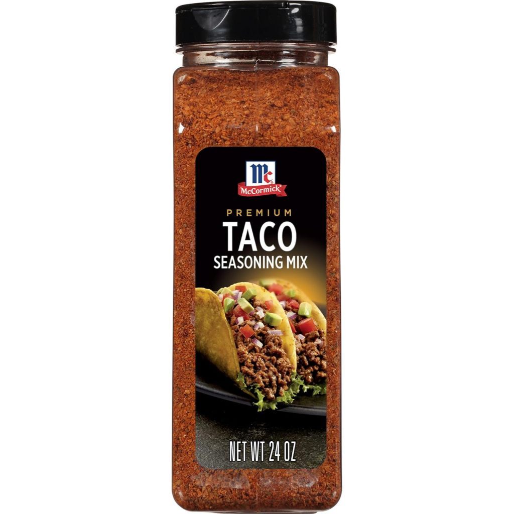 BỘT GIA VỊ TACO DÒNG CAO CẤP McCormick Premium Taco Seasoning Mix, KHÔNG BỘT NGỌT, SIZE ĐẠI 680g - + Cho Người Ăn Kiêng Có Thể Ăn Đồ Chiên Xào Mà Không Lo Uổng Công Giảm Cân . + Dân Tập Gym Hay Xài Do Lợi Ích Của Nó :