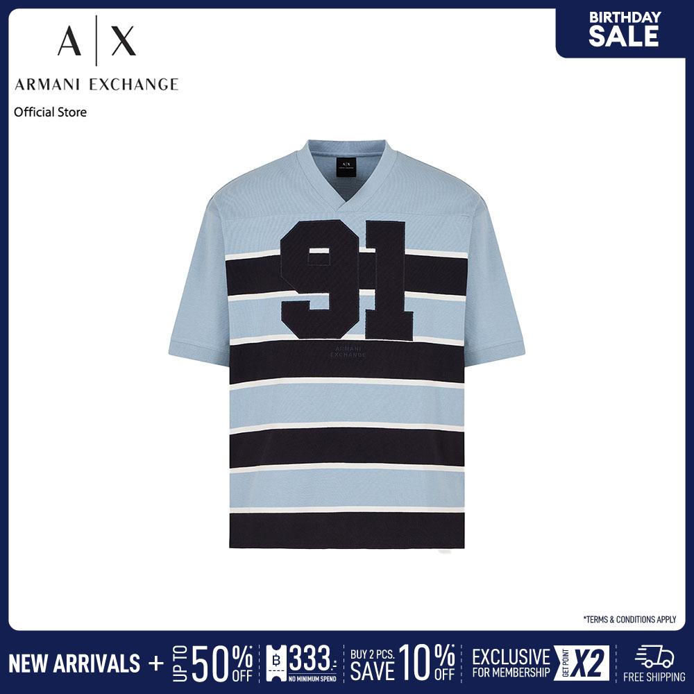 Armani Exchange Jumper Men XM000465-AF13024-F9035 Blue ราคา 6,290 บาท*ส่งฟรี