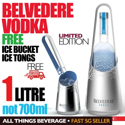 Belvedere Vodka Ice Duo 1L not 700ml FREE 1 DAY Delivery