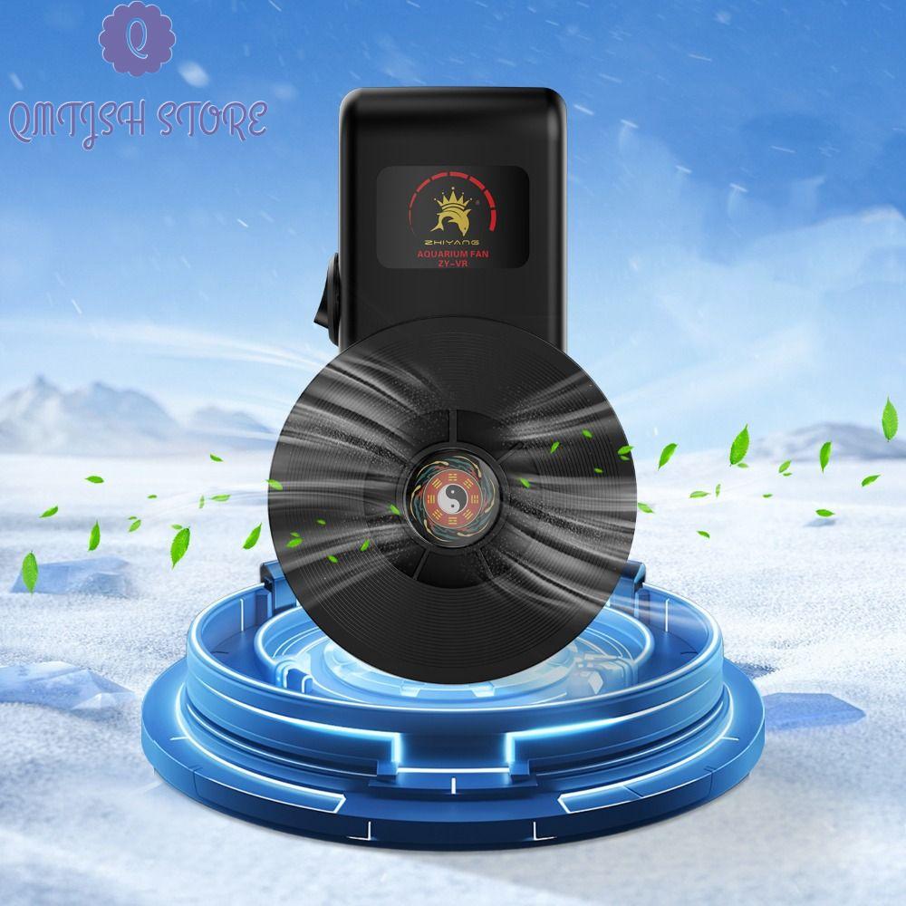 QMTJSH USB Quạt làm mát bể cá Có thể điều chỉnh Gắn tường Quạt hồ cá Mini Mạnh mẽ Quạt gió lạnh Bể cá