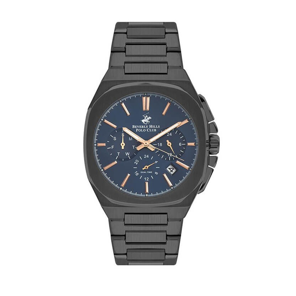 Beverly Hills Polo Club รุ่น BP3210X.090 Dial Shape Rectangle นาฬิกาผู้ชาย สีดำ/น้ำเงิน 43mm. ราคา 4,834 บาท*ส่งฟรี