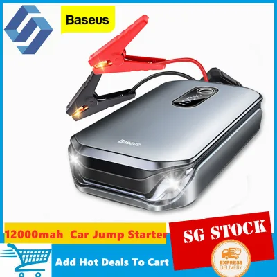 Baseus 12000mAh Car Jump Starter Power Bank 12V Auto Starting Device/Support Phone Charging