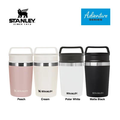 Stanley Adventure Shortstack Travel Mug 8oz 240ml Stainless Steel Coffee Tea Cup Keep Cold Hot for Hours Travel Outdoor