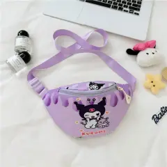 WB01 UK 24 x 7 x 13 cm dan WB02 UK 24 x 6 x 14cm tas pinggang waist bags selempang import Sanrio cinnamaroll kuromi melody