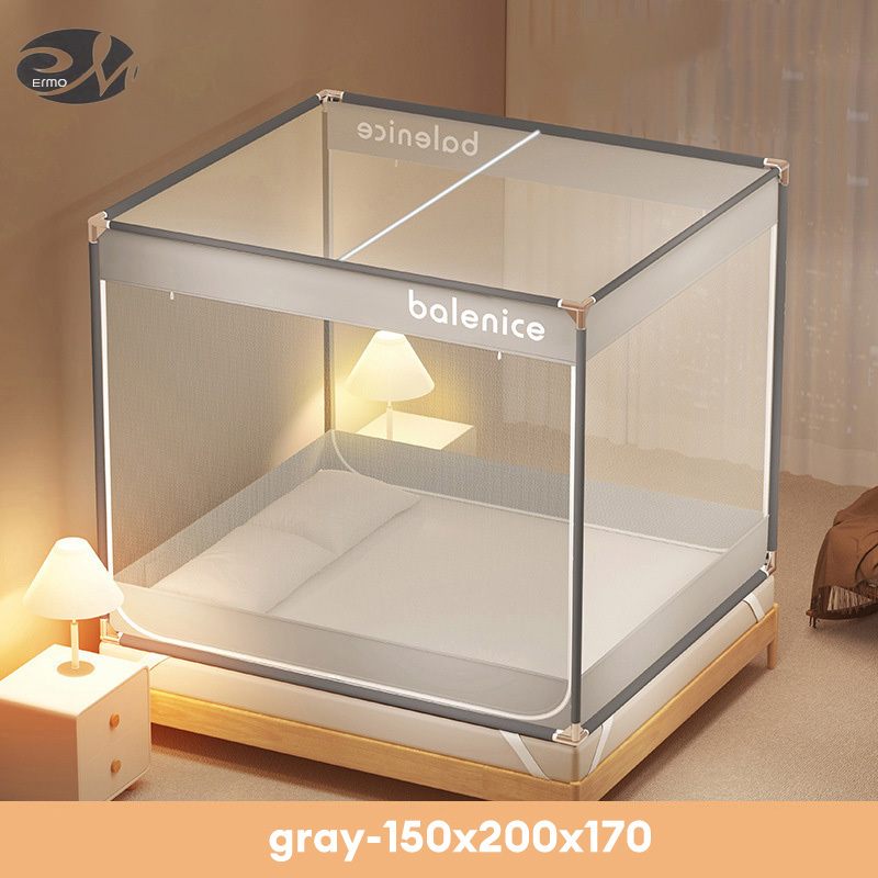 ชุดเครื่องนอนและอุปกรณ์ห้องน้ำ ERMO Anti-Fall yurt มุ้งกันยุงสำหรับห้องนอนเด็กเตียงขั้นสูง-ประเภทเต็นท์เด็ก 2024 รูปแบบเต็นท์ผู้ผลิตขายส่ง