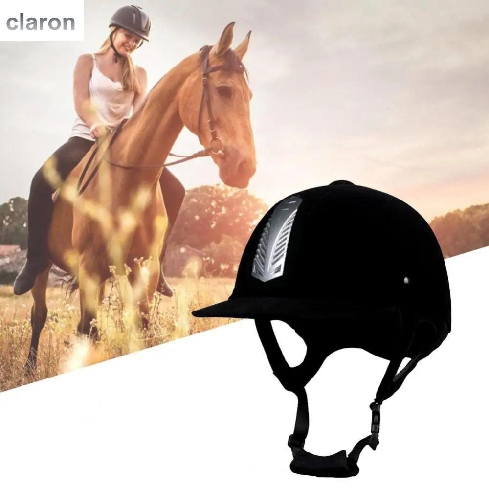 CLARON Bền Mũ bảo hiểm cưỡi ngựa An toàn Thoáng khí Mũ bảo vệ cưỡi ngựa ABS Chống va đập Nửa nắp Nam