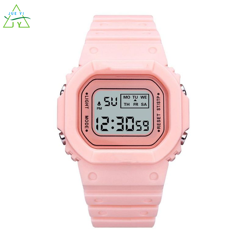KS Classic Square Digital Watch with Night Light and Alarm for Students and Sports ราคา 56 บาท*ส่งฟรี