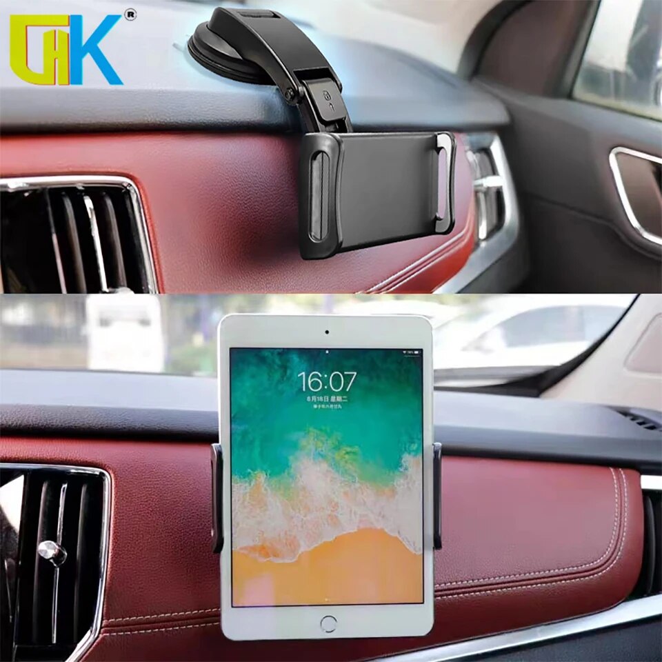 Hkgk Giá đỡ điện thoại di động Cho điều hướng xe Khung giá đỡ Cho 4-13 Inch màn hình lớn Cho Máy Tính Bảng Chủ Đứng