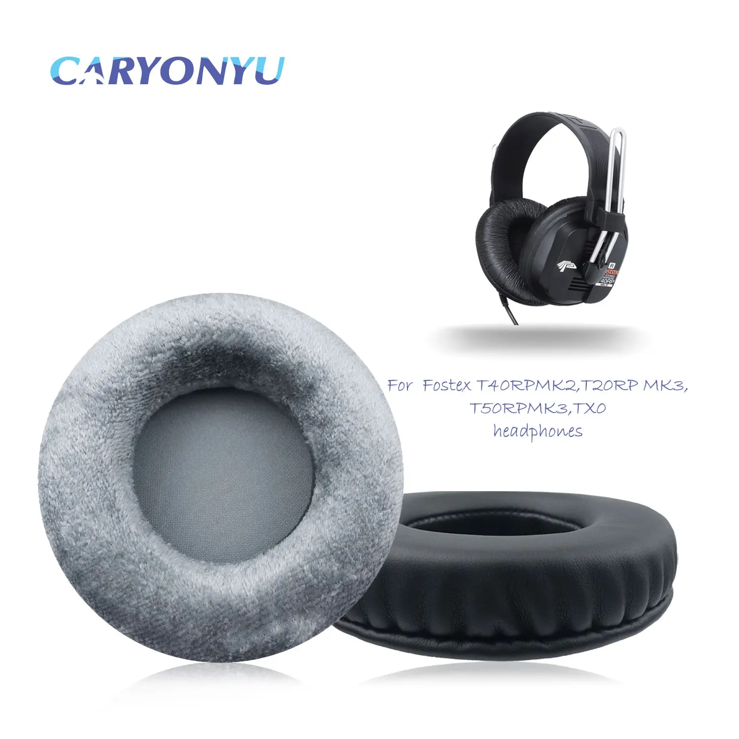 【Customizable】 Caryonyu Replacement Earpad For Fostex T40rpmk2 T20rp Mk3 T50rpmk3 Headphones Thicken Memory Foam Cushions