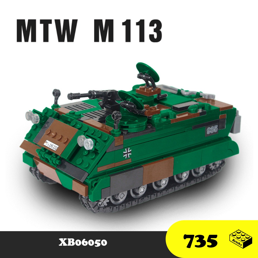 Đồ chơi Lắp ráp Xe Tăng Đức MTW M113 - Xingbao XB06050 German Tank