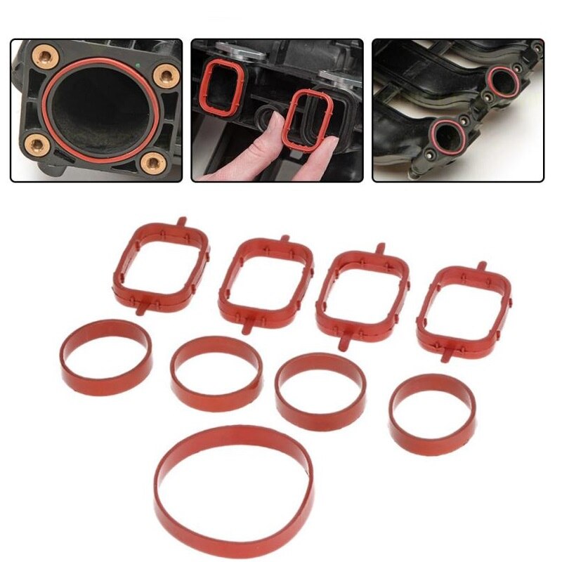 Phổ 22/33mm miếng đệm ống dẫn khí nạp đầu vào sửa chữa Bộ Kit cho xe BMW M47/E46 320D 330d 520D 525D 530d 730d xe essories