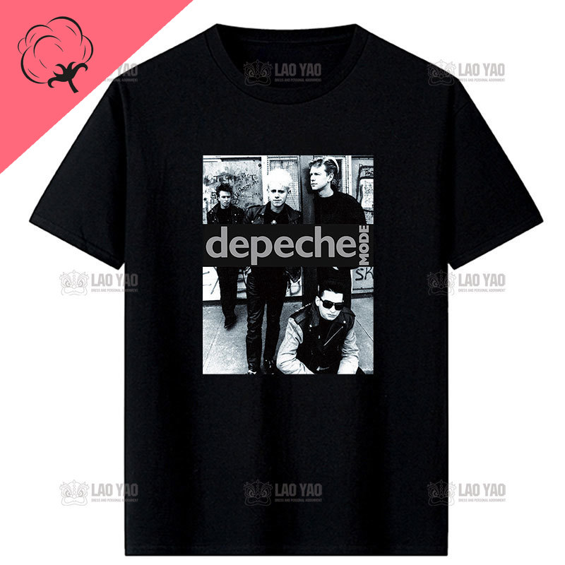 [polls] Vintage Men Clothing Women T Shirt Depeche Cool Mode Print T Shirts Humorous Tee Shirt O-Neck Cotton Short Sleeve T-Shirts ราคา  12,190 บาท*ส่งฟรี