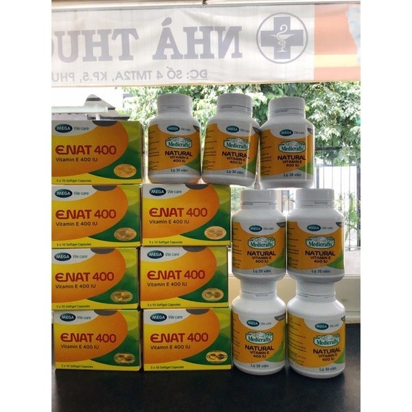 MEDICRAFTS NATURAL VITAMIN E 400 IU ( ENAT 400 CHAI)