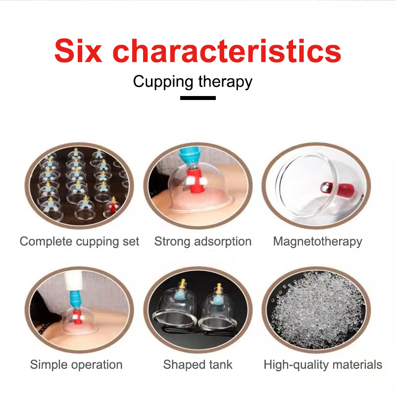 32PCS พร้อมสต็อก อุปกรณ์ครอบแก้วสูญญากาศ Home Pumping Cupping Therapy Set ราคา 319 บาท*ส่งฟรี