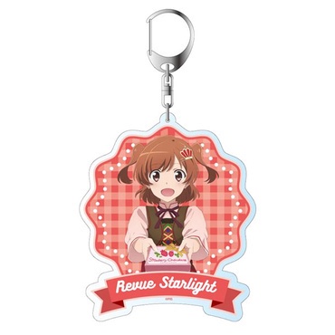 Móc khóa Shoujo Kageki Revue Starlight Maya Tendo Hikari Kagura Noriko Phụ kiện trang trí túi xách B