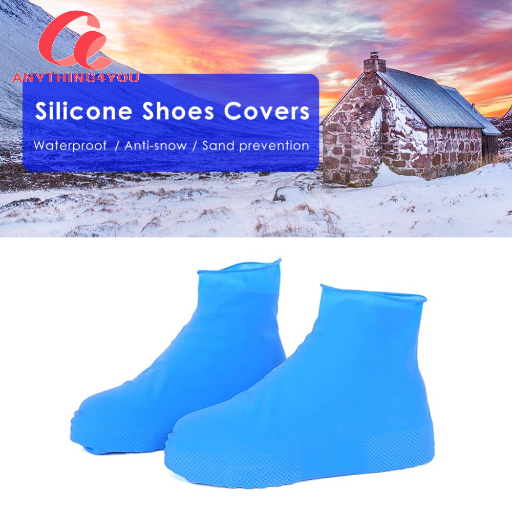New Arrival 2pcs Outdoor Rainy Days Waterproof Silicone Shoes Covers Boots