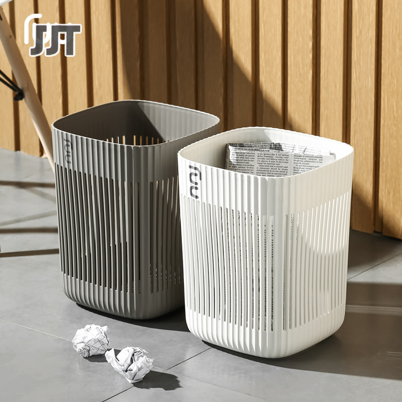 garbage can Hollow garbage can Household large garbage can Living room bathroom dormitory simple bedroom garbage can ราคา 221 บาท*ส่งฟรี
