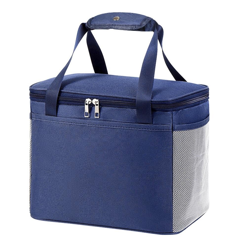 Hozzby 600D vải oxford túi cách điện làm mát Túi đựng đồ ăn trưa không thấm nước lớp bên trong PEVA 【hàng sẵn sàng】