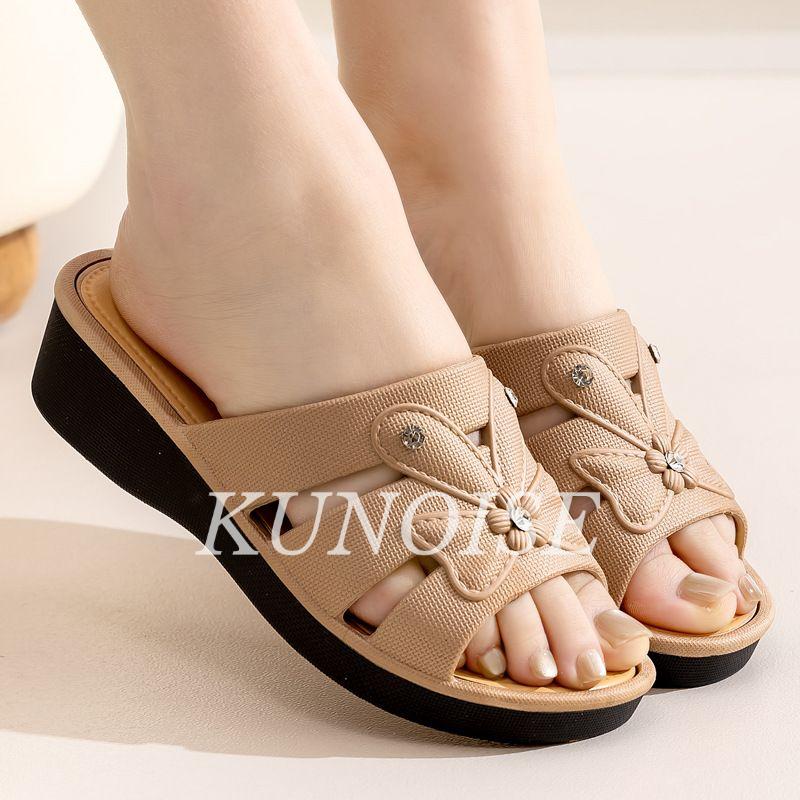 KUNOISE Comfortable and Stylish Women's Sandals in Various Colors - Suitable for All Occasions ราคา 94 บาท*ส่งฟรี