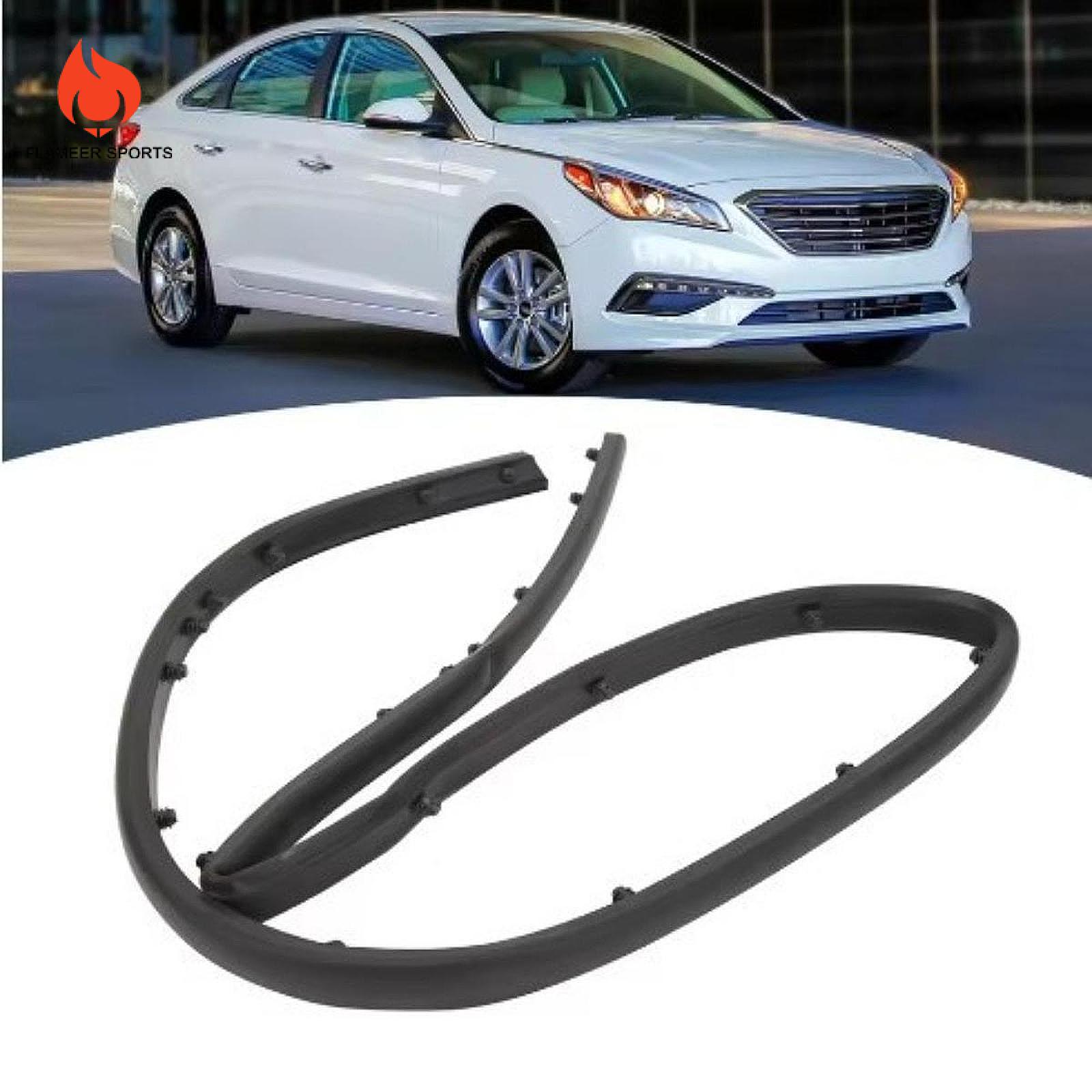 Flameer mui xe lưới tản nhiệt phía trước cao su đúc 86362c100 0 chống mòn màu đen cho Hyundai Sonata phụ kiện linh kiện sửa chữa mạnh mẽ