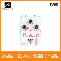 FLAMMA FV05 Recorder Vocal Effects Processor with 70 Minutes Recording Capacity Noise Gate & Reverb Effects for Vocal Guitar Reverb Looper Stompbox for Singer Songwriting Recorder