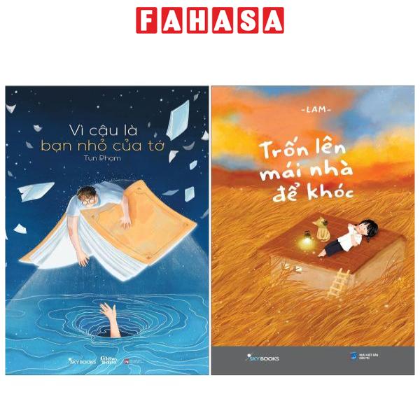 Fahasa - combo sách hay sách trốn lên mái nhà để khóc + vì cậu là bạn nhỏ của tớ