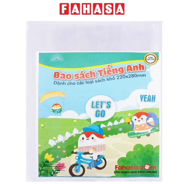 Bao Sách Tiếng Anh Let's Go - Dành Cho Các Loại Sách Khổ 280 x 220 mm - Fahasa