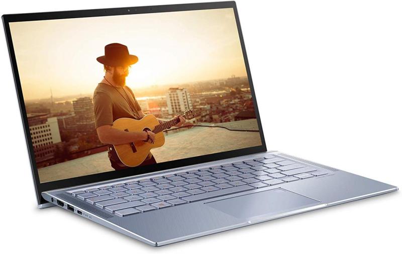 ASUS ZenBook 14 Ultra Thin & Light Laptop, 4-Way NanoEdge 14” Full HD, Intel Core i7-8565U, 8GB LPDDR3 RAM, 512GB NVMe PCIe SSD, Wi-Fi 5, Windows 10, Silver Blue,