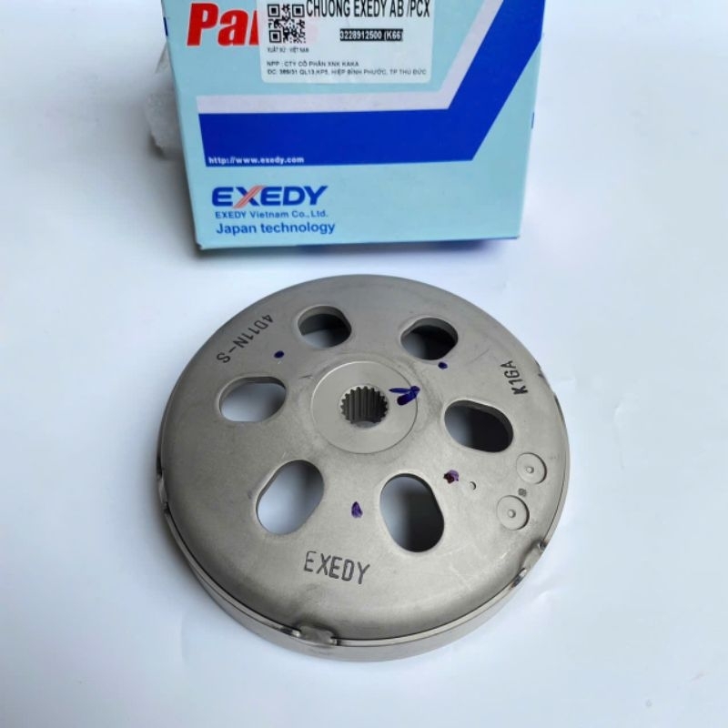 Chuông nồi sau airblade lead pcx sh dylan sh mode vario click vision atila spacy ...chính hiệu EXEDY