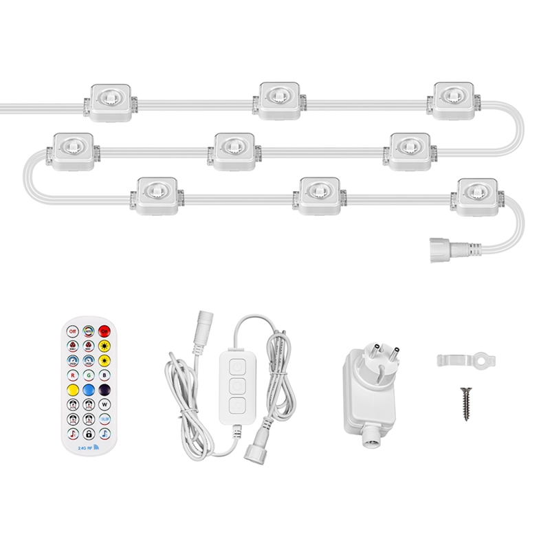 【Latest model】 Tuya WiFi Smart Eaves String LED Light Outdoor IP67 Waterproof RGB Color Remote Control for Home ราคา 2,094 บาท*ส่งฟรี